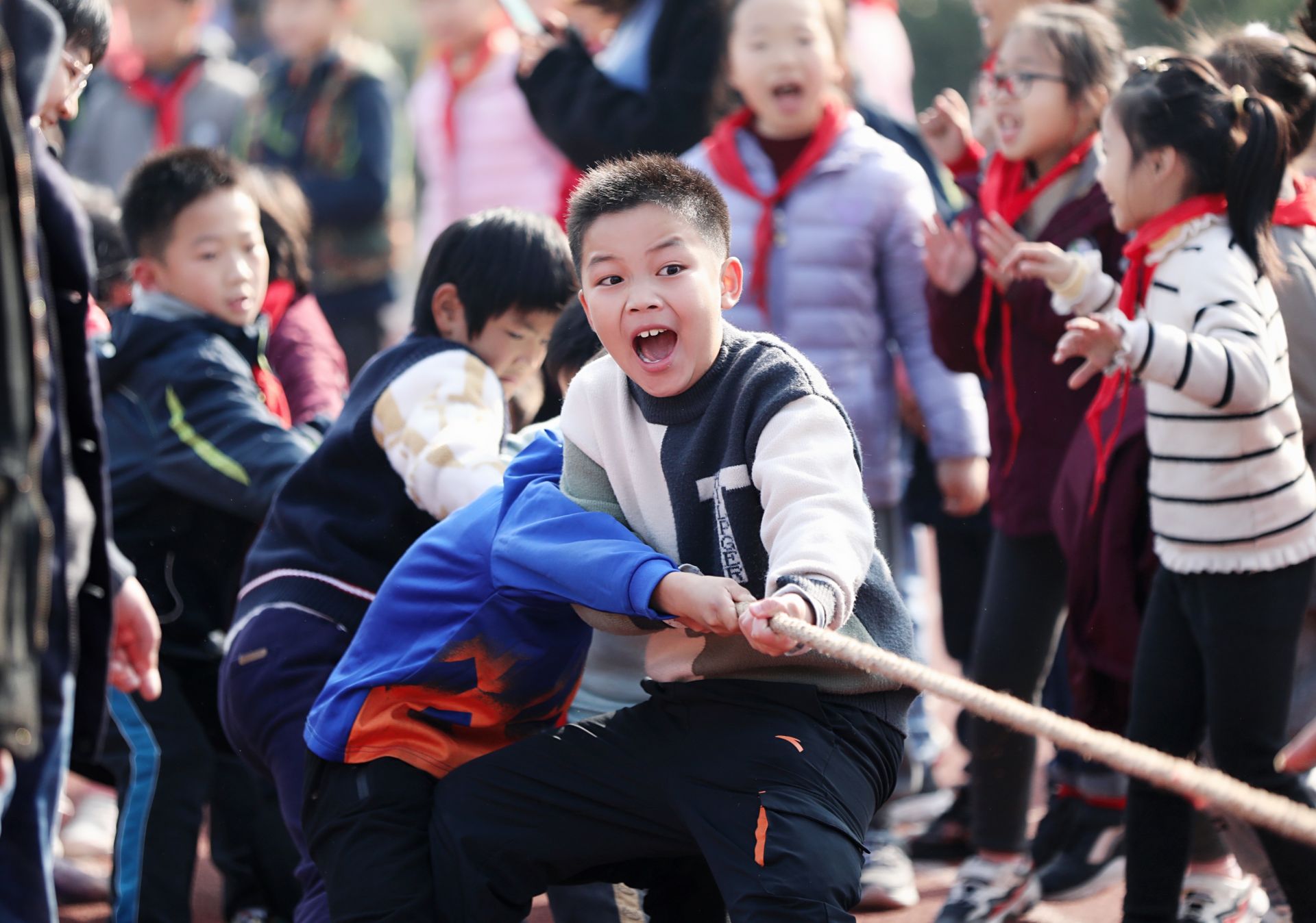 民间体育生活伙伴健康体魄成长保障枫泾小学第11届民间体育运动会精彩